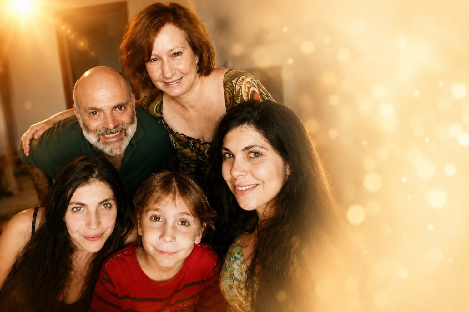 Alexios Fotopoulos with his family
